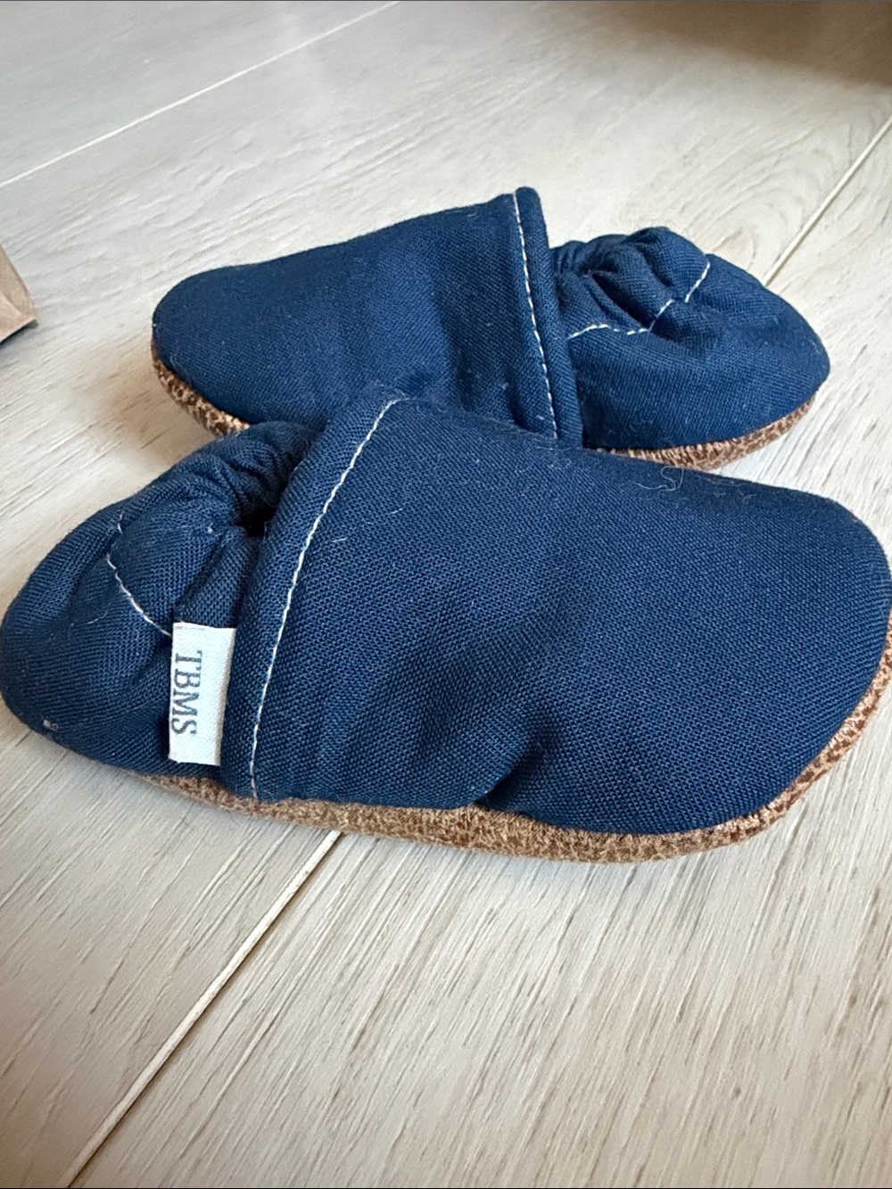 TBMS Navy Blue Kids Soft Sole Mocassins